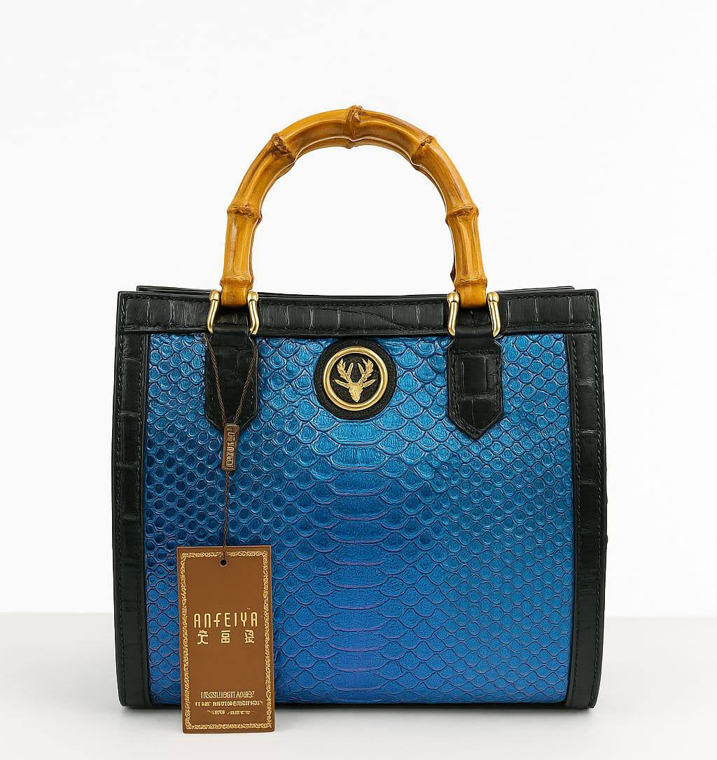 Premium Crocodile Pattern Genuine Leather Tote Bag - Portable & Stylish Women's Shoulder Messenger Bag, Shop Now!