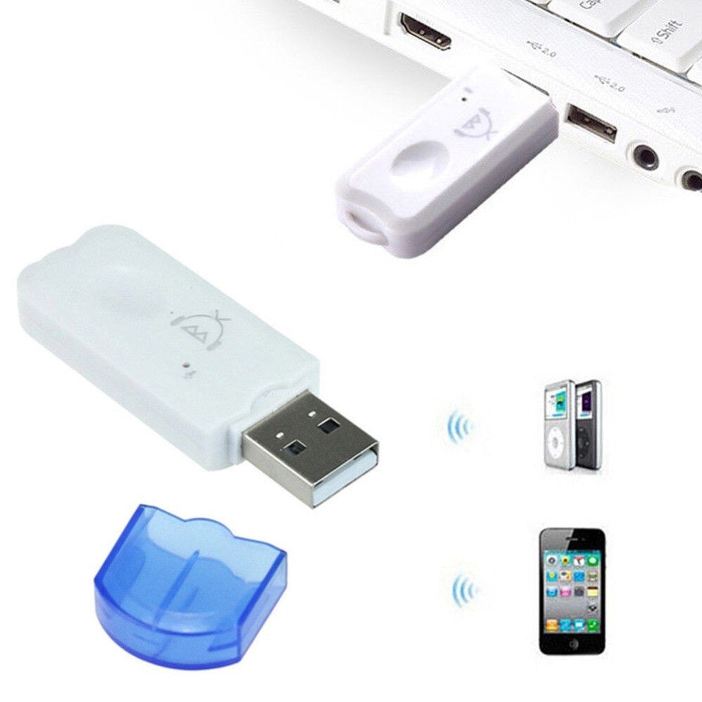 USB Bluetooth 2.1 Receiver Audio Stereo Adapter Wireless Handsfree Dongle Kit